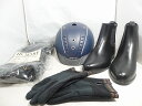 CASCO カスコ HORSY 乗馬用ヘルメット チャップス グローブ 靴 4点セット 【中古】