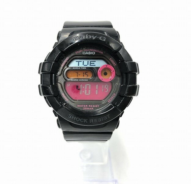 美品!CASIO Baby-G ☆ 腕時計 ブラック 耐衝撃構造 ワールドタイム 楽天市場】男女兼用腕時計(シリーズBABY-G(カシオ))(腕時計