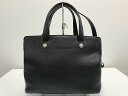 ロンシャン LONGCHAMP 美品 程よいきちんと感で魅せる!上品でエレガントなお洒落の魅力 2WAYハンドバッグ ショルダー鞄 黒 【中古】