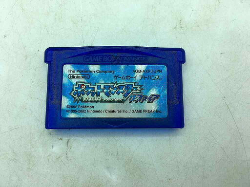 【全品ポイント10倍!要エントリー!】【期間限定セール】ニンテンドウ 任天堂 ゲームボーイアドバンスソフト ポケットモンスター サファイア 【中古】 【全品ポイント10倍!要エントリー!】【期間限定セール】ニンテンドウ 任天堂 ゲームボーイアドバンスソフト ポケットモンスター サファイア 【中古】