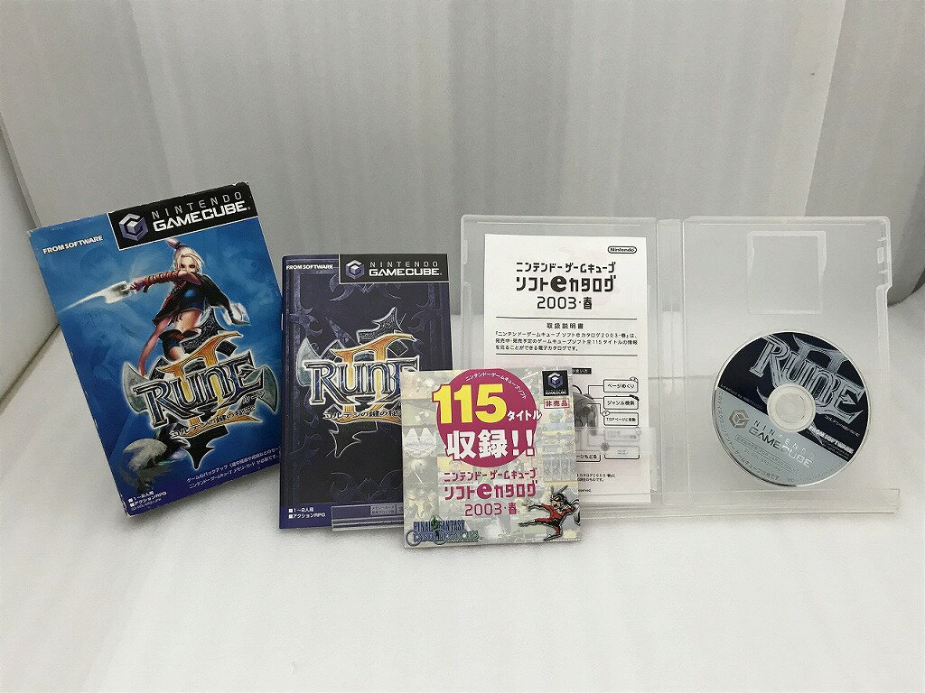 【全品ポイント10倍!要エントリー】【期間限定セール】フロム・ソフトウェア フロム・ソフトウェア GCソフト RUNE II コルテンの鍵の秘密 DOL-P-G...