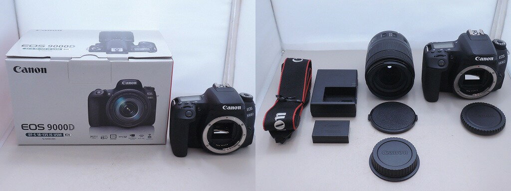 【全品ポイント10倍!要エントリー!】【期間限定セール】キヤノン Canon デジタル一眼レフカメラ レンズキット APS-C EOS 9000D 【中古】