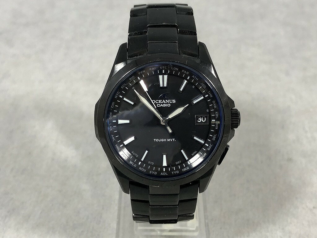 カシオ CASIO OCEANUS ブラック OCW-S100B-1AJF 【中古】