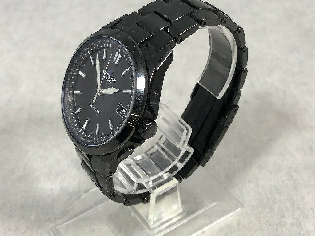 カシオ CASIO OCEANUS ブラック OCW-S100B-1AJF 【中古】
