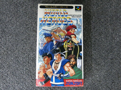 サンソフト SUNSOFT SFCソフト ワールドヒーローズ 【中古】 サンソフト SUNSOFT SFCソフト ワールドヒーローズ 【中古】