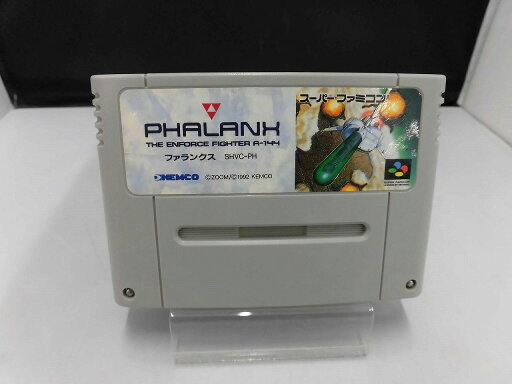 ケムコ ケムコ スーパーファミコンソフト ファランクス SHVC-PH 【中古】 ケムコ ケムコ スーパーファミコンソフト ファランクス SHVC-PH 【中古】