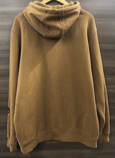 カーハート Carhartt メンズパーカー フーディ 長袖 Lサイズ ブラウン系 【中古】