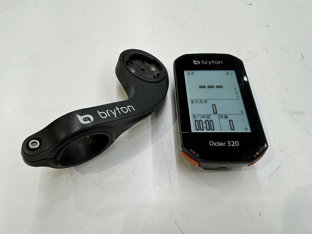 【全品ポイント10倍!要エントリー】【期間限定セール】ブライトン bryton サイクルコンピュータ Rider320【カウマン戸塚】 【中古】