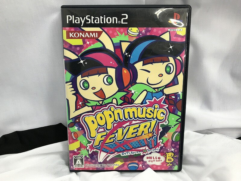 【全品ポイント10倍!要エントリー】【期間限定セール】コナミ KONAMI PS2用ソフト pop'n music 14 フィーバー VW345-J1 【中古】