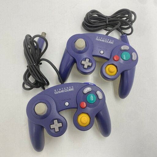 ニンテンドー Nintendo ジャンク コントローラー 2個セット バイオレット&クリア DOL-003 【中古】 ニンテンドー Nintendo ジャンク コントローラー 2個セット バイオレット&クリア DOL-003 【中古】