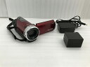 ジェーブイシー JVC ビデオカメラ Everio フルハイビジョン対応 レッド GZ-E235-R 【中古】|詳細画像