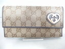 グッチ GUCCI ラブリーハート長財布 茶色(GGキャンバス) 251861 【中古】(4)