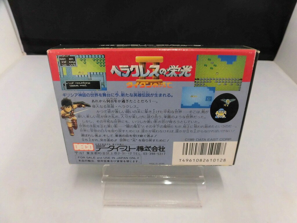 ▲FC ファミコンソフト カプコン わんぱくダック夢冒険アクションゲーム ファミリーコンピュータカセット 動作確認済み 本体のみ【中古】【箱説なし】【代引き不可】【F】