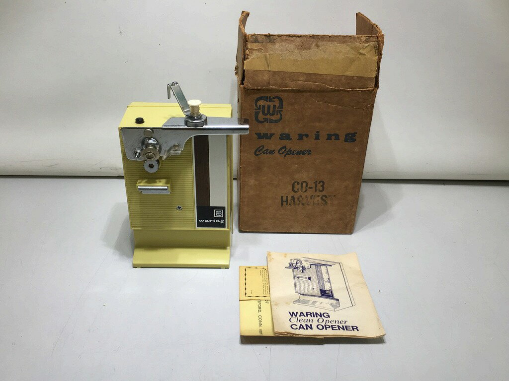 ジャンク CAN OPNER waring 【中古】