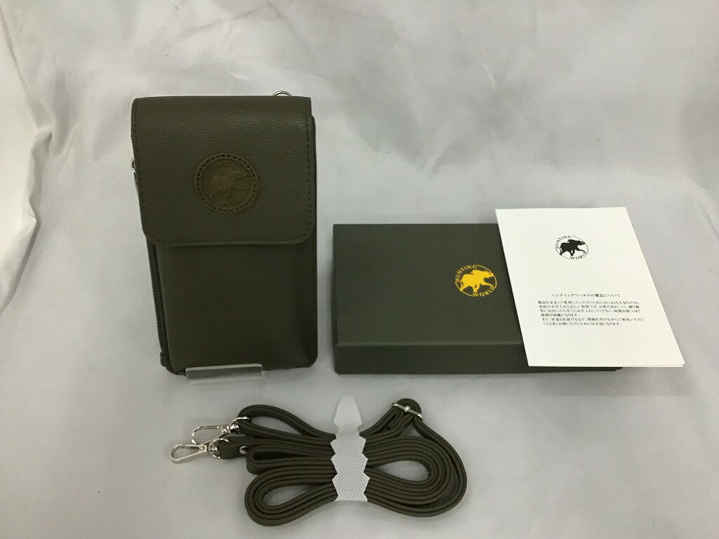 【全品ポイント10倍！要エントリー】【期間限定セール】ハンティングワールド HUNTING WORLD スマホショルダー 670-94097-470 【中古】
