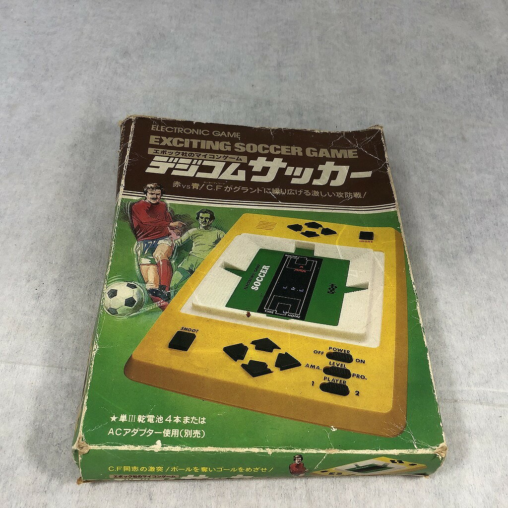 【全品ポイント10倍!要エントリー】【期間限定セール】エポックシャ エポック社 デジコム サッカー マイコンゲーム 【中古】