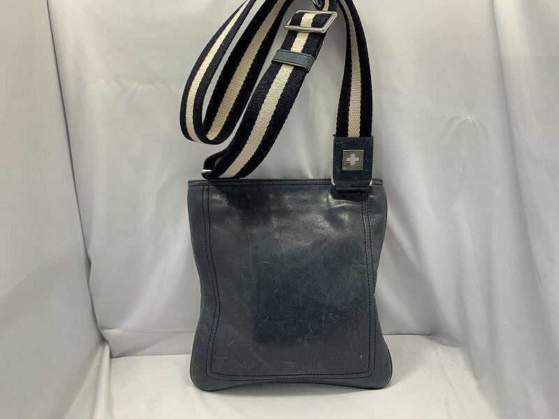 【全品ポイント10倍！要エントリー】【期間限定セール】バリー BALLY ショルダーバッグ サコッシュ レザー 【中古】