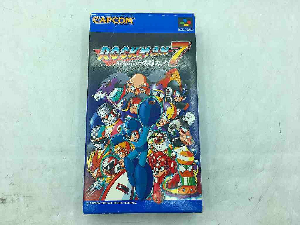 【全品ポイント10倍！要エントリー】【期間限定セール】カプコン CAPCOM スーパーファミコンソフト ロックマン7　宿命の対決！ 【中古】
