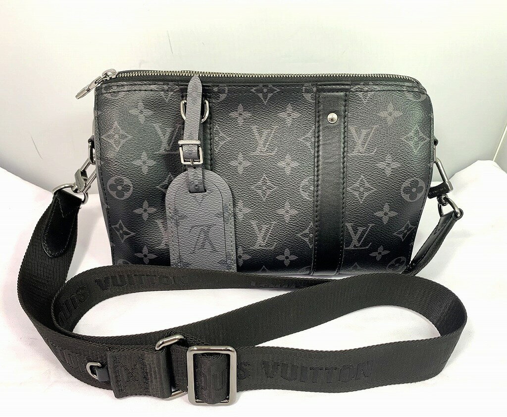 【全品ポイント10倍！要エントリー】【期間限定セール】ルイヴィトン LOUIS VUITTON エクリプス シティ キーポル M45936 【中古】