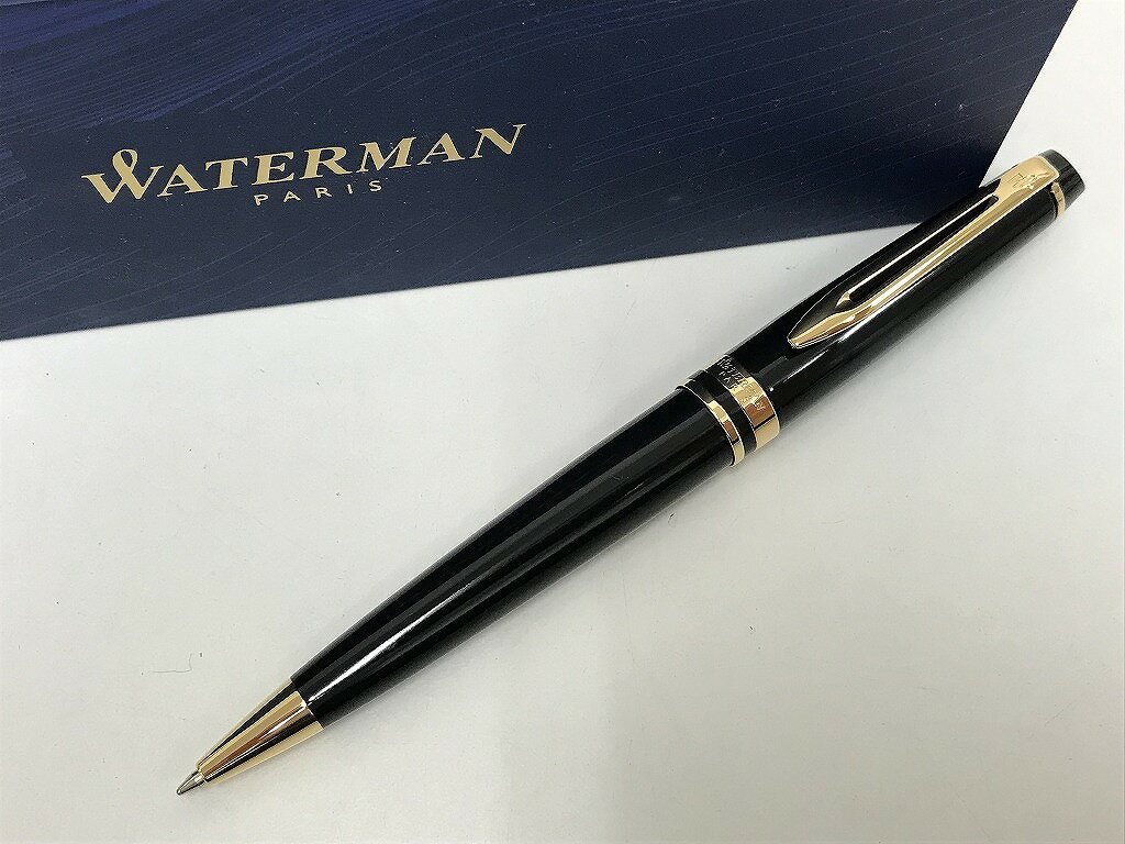 【期間限定セール】ウォーターマン WATERMAN 圧倒的存在感で魅せる！想いを字で伝える美しさ ツイスト 回転式 繰り出し ボールペン 仕事 手紙 【中古】