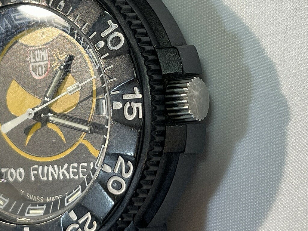 ルミノックス LUMINOX Mr.IKURAコラボ バンド別品取り付け 希少限定品 ブラック系 3900 【中古】