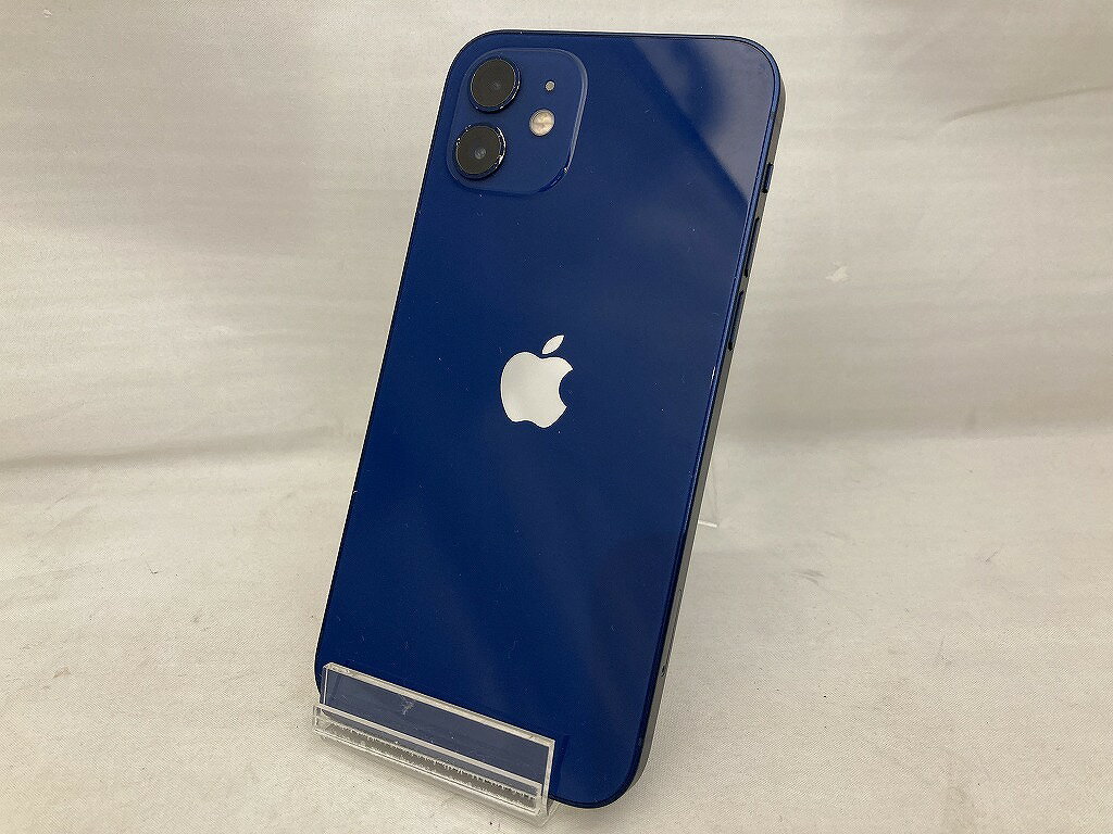 アップル Apple Y！Mobile【SIMロック解除済】iPhone12 128GB 【ネットワーク利用制限〇】 ブルー MGHX3J/A 【中古】