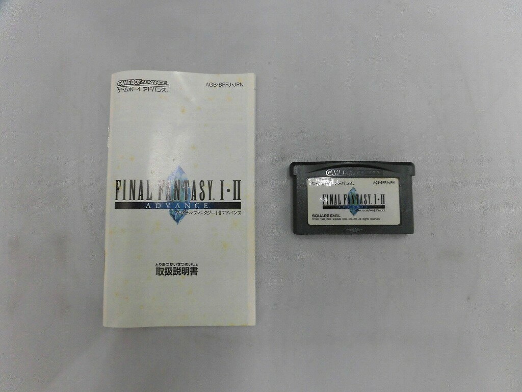 スクウェアエニックス SQUARE ENIX GBAソフト ファイナルファンタジーI・II アドバンス AGB-P-BFFJ(JPN) 【中古】