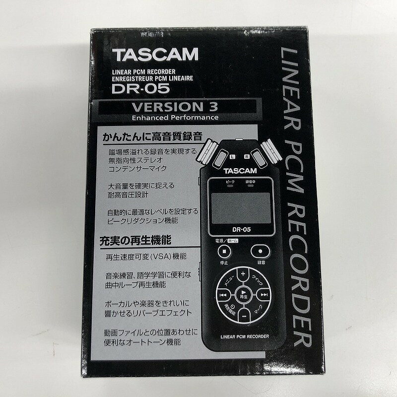 タスカム TASCAM ICレコーダー DR-05 Ver3 【中古】