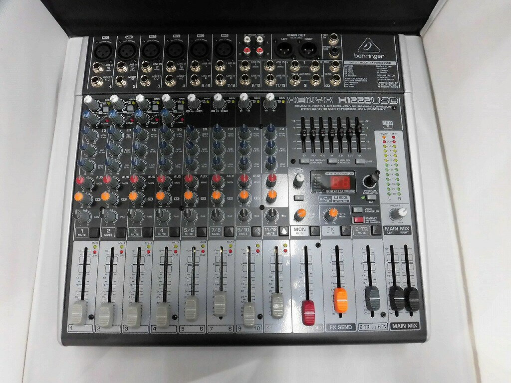 【12/4(木)20時～全品ポイント10倍！要エントリー！】【期間限定セール】ベリンガー BEHRINGER アナログミキサー X1222USB XENYX 【中古】