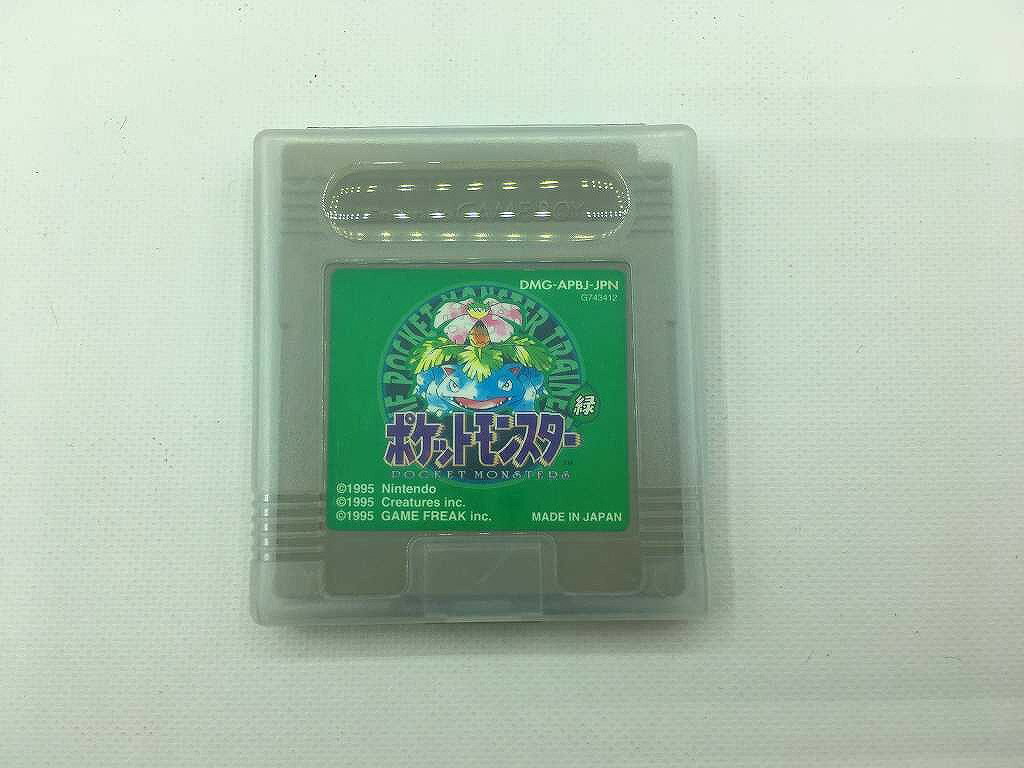 ニンテンドウ 任天堂 ゲームボーイソフト ポケットモンスター 緑 【中古】