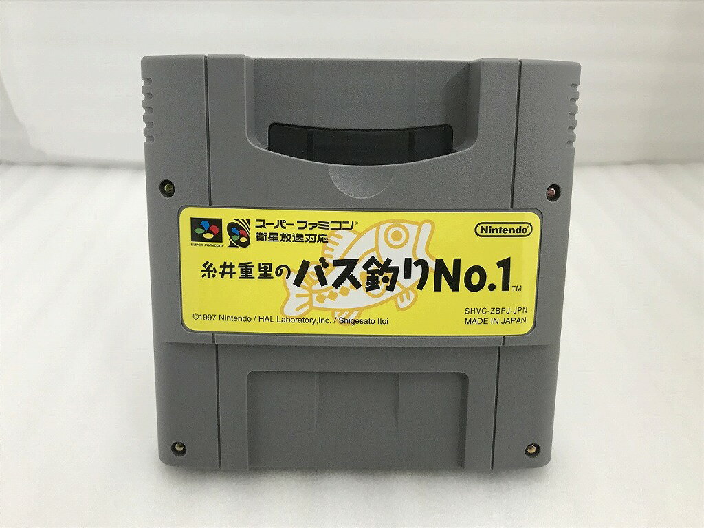 ニンテンドウ 任天堂 スーパーファミコンソフト 糸井重里 バス釣りNo1 SHVC-ZBPJ 【中古】