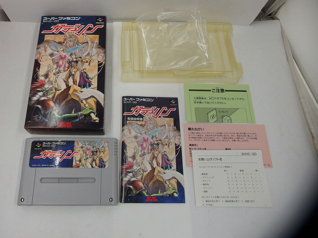 スーパーファミコンソフト ガデュリン 【中古】