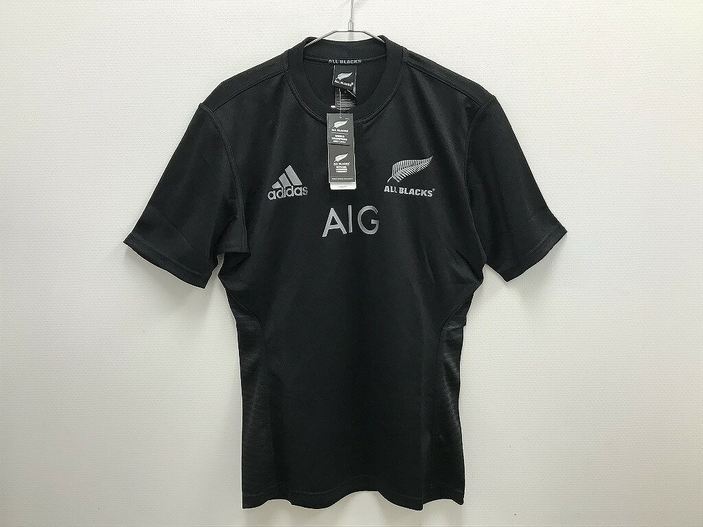 【未使用】 アディダス adidas ニュージーランド代表オールブラックス ALL BLACKS レプリカ ジャージー半袖M ラグビーの魅力