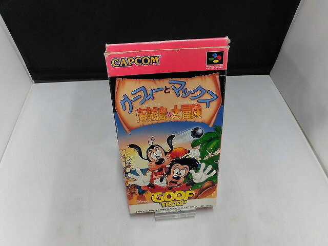 カプコン CAPCOM スーパーファミコンソフト グーフィーとマックス 海賊島の大冒険 SHVC-G6 【中古】