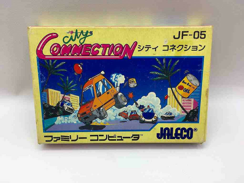 ジャレコ JALECO ファミコンソフト シティ コネクション 【中古】