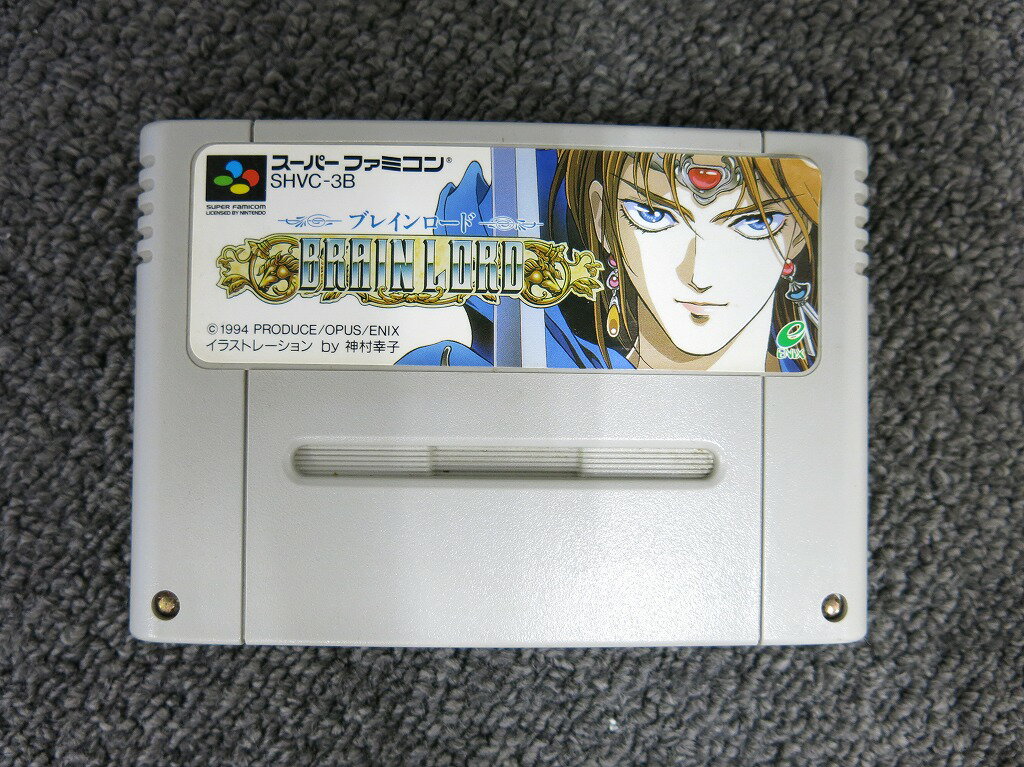 エニックス ENIX SFCソフト ブレインロード ソフトのみ 【中古】