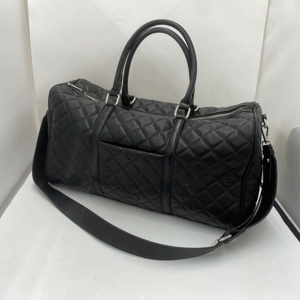 【12/4(木)20時〜全品ポイント10倍！要エントリー！】アマイル AMAIL キルティング 2way ボストンバッグ ※ややほつれあり 【中古】