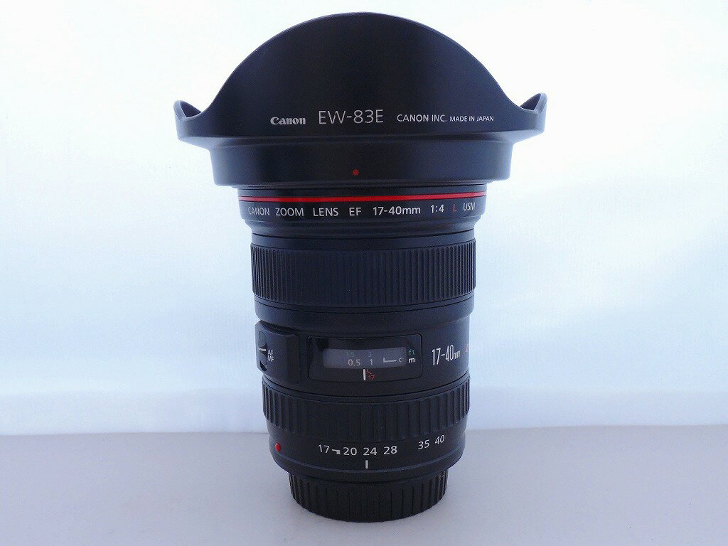 【11/20(木)20時～全品ポイント10倍！要エントリー！】キヤノン Canon EFマウント レンズ フルサイズ EF 17-40mm f4 L USM 【中古】