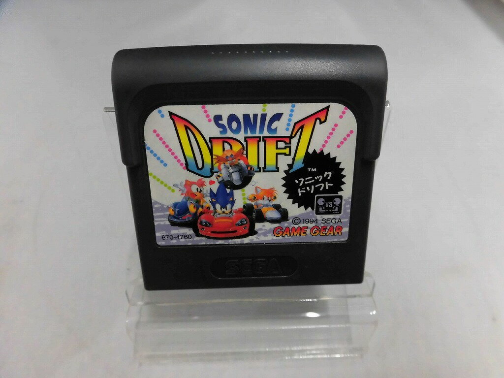 【全品ポイント10倍！要エントリー】セガ SEGA ゲームギアソフト ソニックドリフト G-3415 【中古】