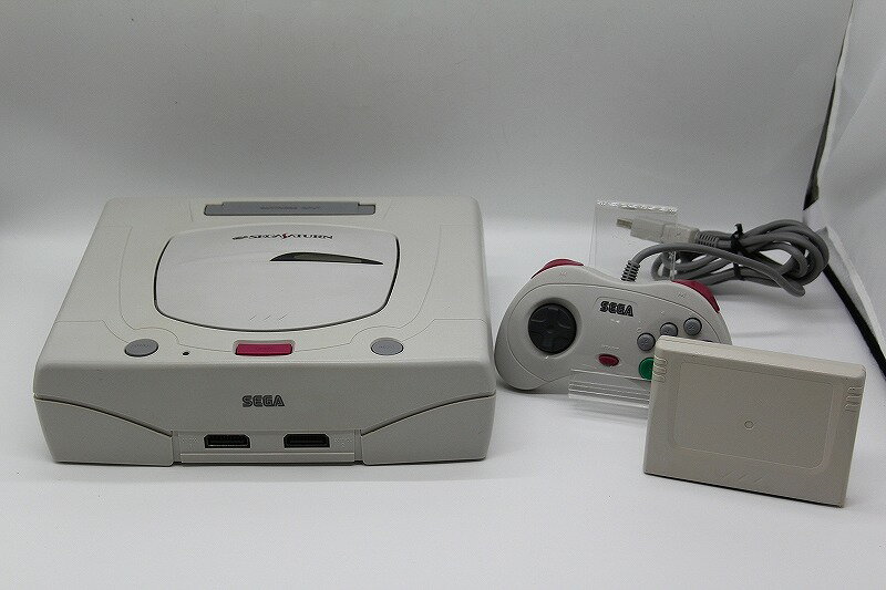 セガ SEGA セガサターン 白 すぐ遊べるセット パワーメモリー付き HST-3220 【中古】
