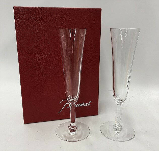 【11/20(木)20時〜全品ポイント10倍！要エントリー！】バカラ Baccarat ペアシャンパングラス 透明 【..