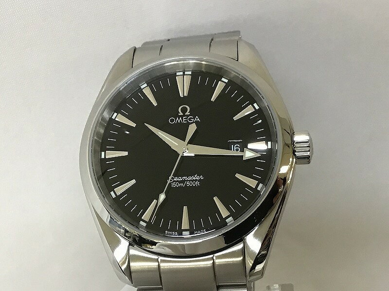オメガ OMEGA シーマスター アクアテラ クオーツ メンズ 文字盤ブラック 2517.5000  ...