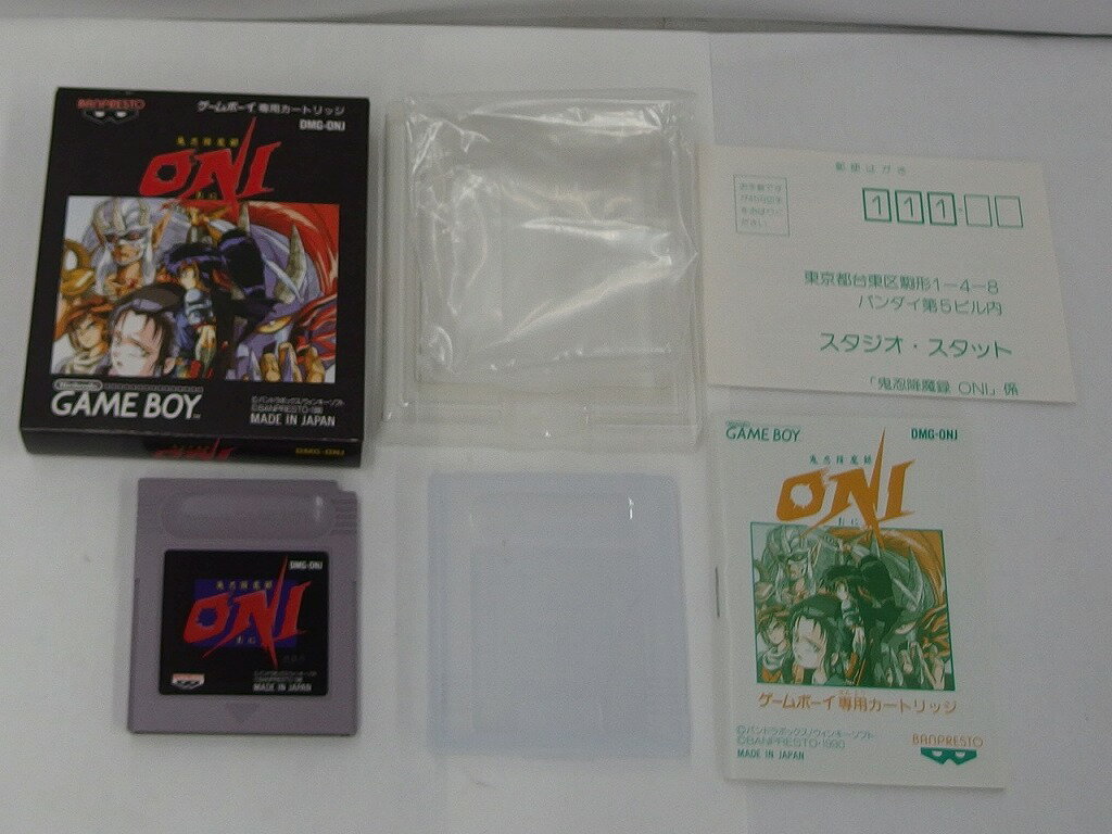 【11/20(木)20時〜全品ポイント10倍！要エントリー！】GBソフト 鬼忍降魔録 ONI 【中古】