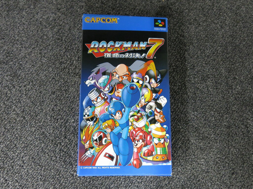 【11/20(木)20時〜全品ポイント10倍！要エントリー！】カプコン CAPCOM SFCソフト ロックマン7 宿命の対決！ 【中古】