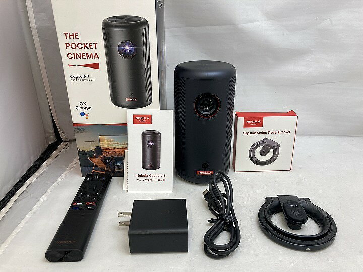 【11/20(木)20時?全品ポイント10倍！要エントリー！】アンカー Anker プロジェクター Nebula Capsule3 【中古】
