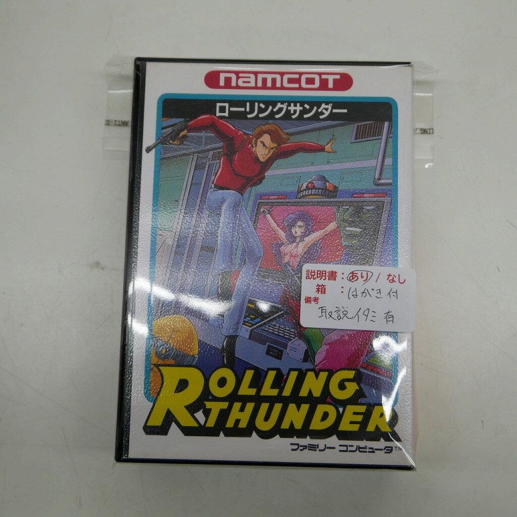 【全品ポイント10倍！要エントリー】namcot namcot ファミコンソフト ローリングサンダー 【中古】