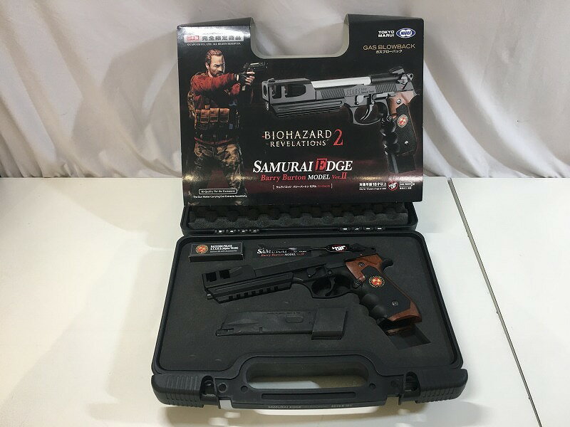 【全品ポイント10倍！要エントリー】TOKYO MARUI 東京 マルイ 【並品】BIOHAZARD 2 SAMURAI EDGE バリー・バートンモデル ガスブローバックガン 【中古】