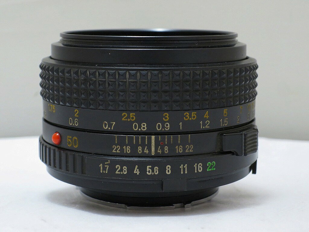 ミノルタ MINOLTA SRマウント用単焦点レンズ MD 50mm F1.7 【中古】