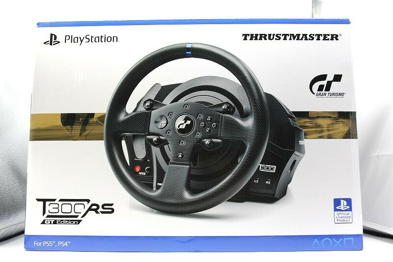 【12/4(木)20時〜全品ポイント10倍！要エントリー！】スラストマスター THRUSTMASTER ステアリングコントローラー T300 RS GT 【中古】