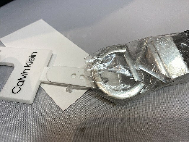 【全品ポイント10倍！要エントリー】カルバンクライン Calvin klein ベルト ロゴ 金具 レディース XL ブラウン系 【中古】